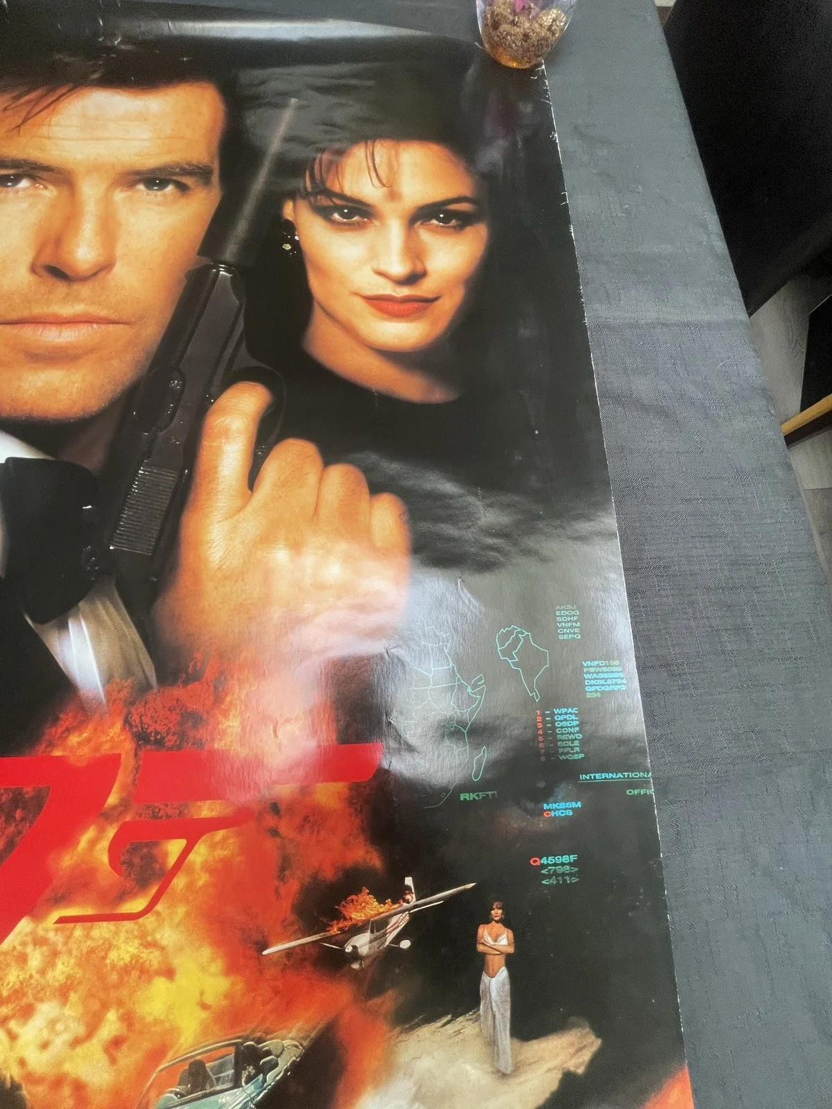 James Bond Goldeneye Original Db Sided One Sheet Poster Very Rare 40x27, image 2