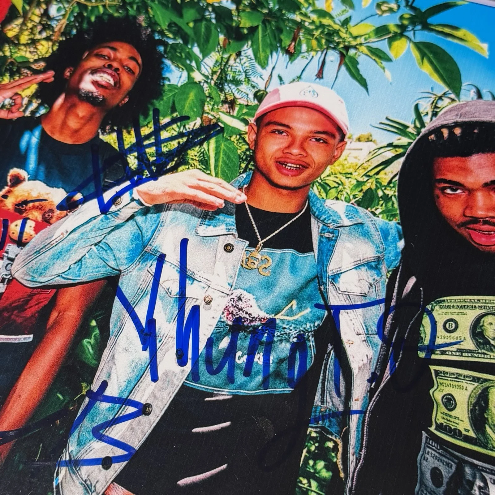 SOB x RBE FULL GROUP SIGNED PHOTO (LUL G, SLIMMY B, YHUNG TO) AUTOGRAPH JSA COA, изображение 4