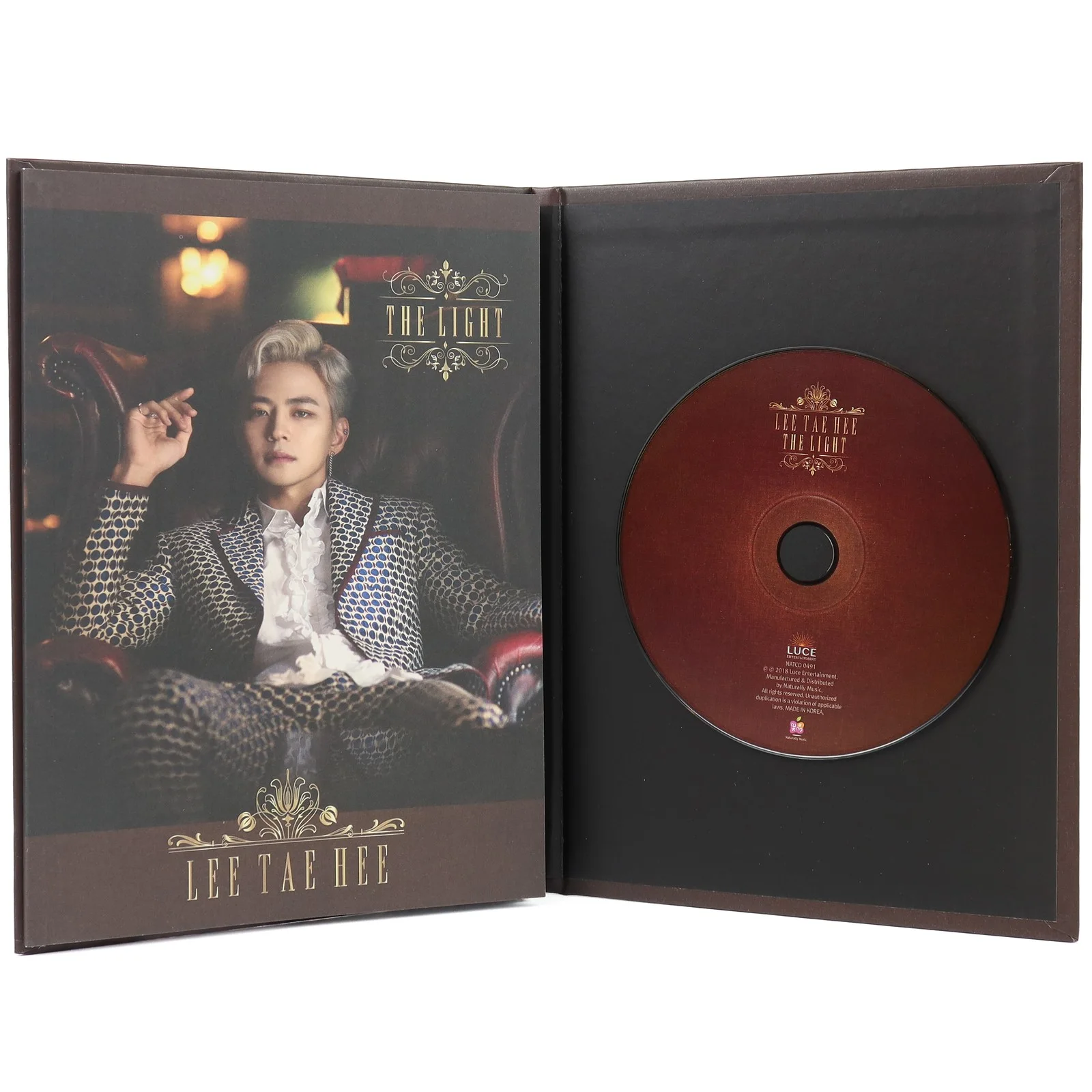 Lee Tae Hee - The Light Single Album Signed Promo CD 2018 M.Pire BB.Boys, изображение 3