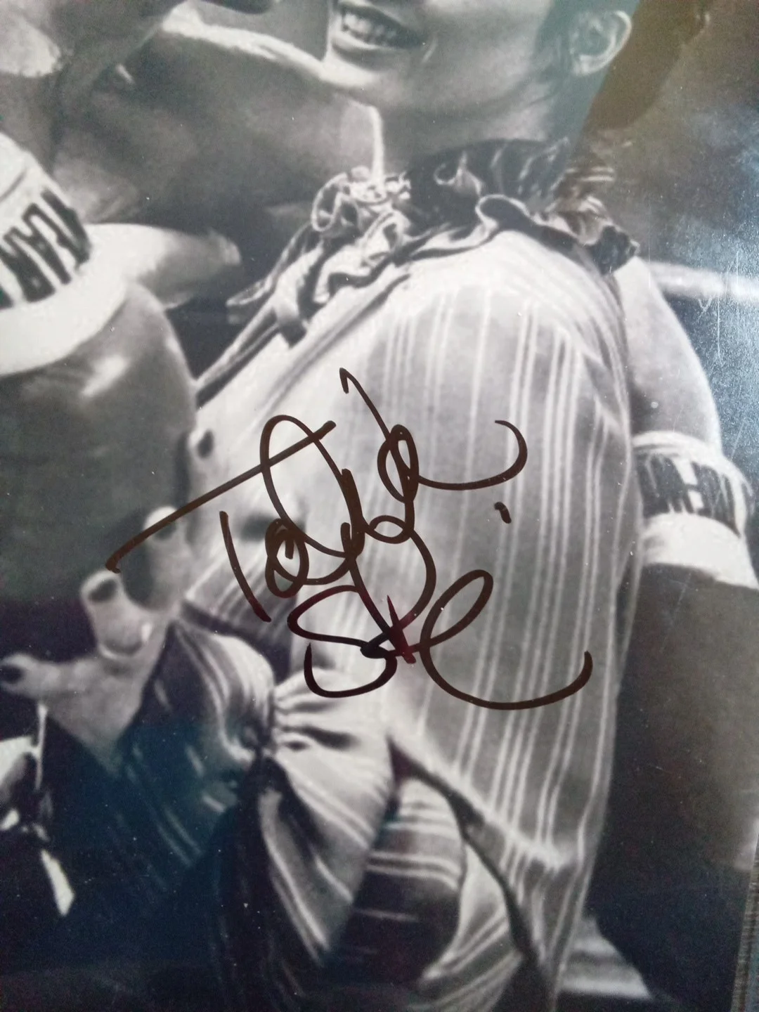 Talia Shire — Talia Shire Signed 11x14 B&W Photo Rocky Balboa JSA, image 3
