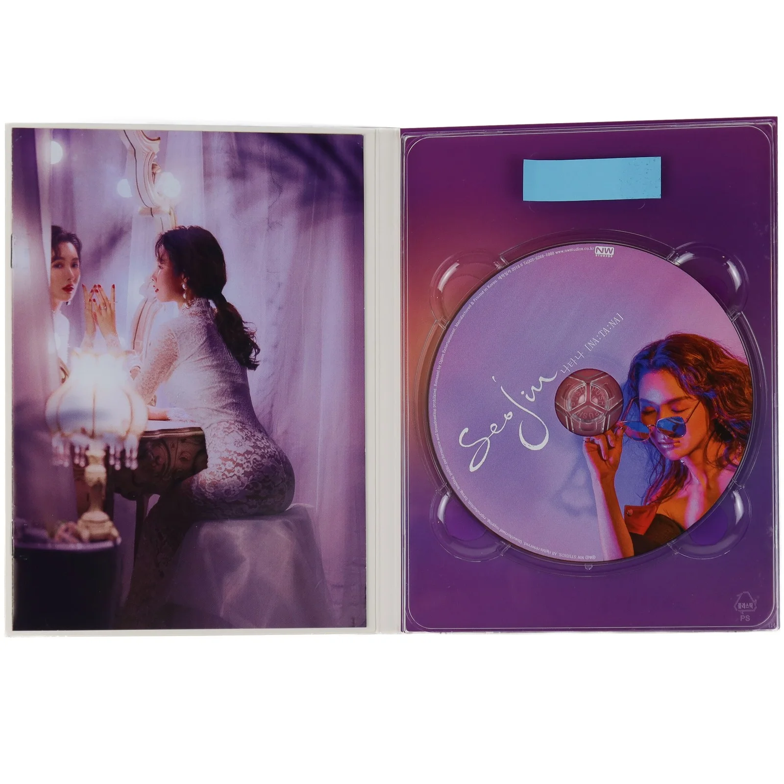 Seojin - NA:TA:NA Single Album Signed Promo CD 2018 Natana, изображение 3