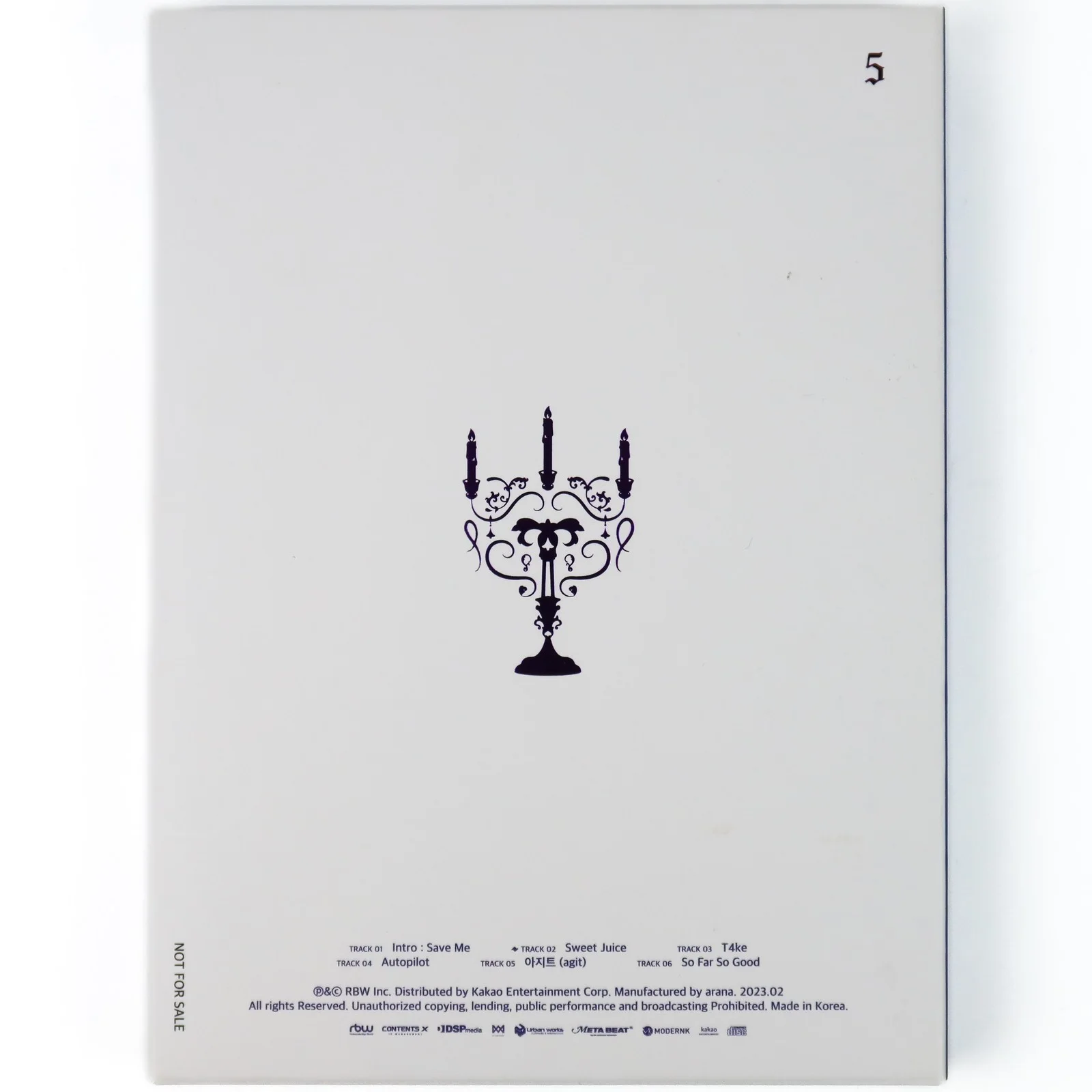 Purple Kiss - Cabin Fever [Purple Ver.] 5th Mini Album Signed Promo CD 2023, изображение 3