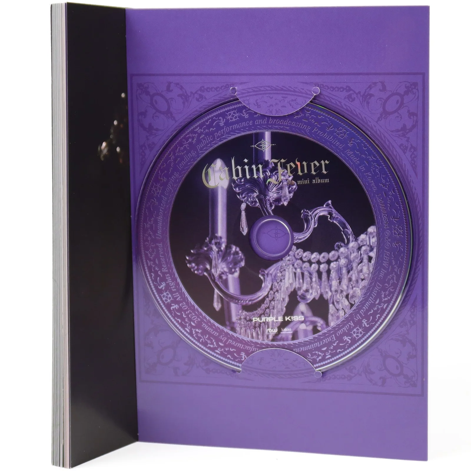 Purple Kiss - Cabin Fever [Purple Ver.] 5th Mini Album Signed Promo CD 2023, изображение 5