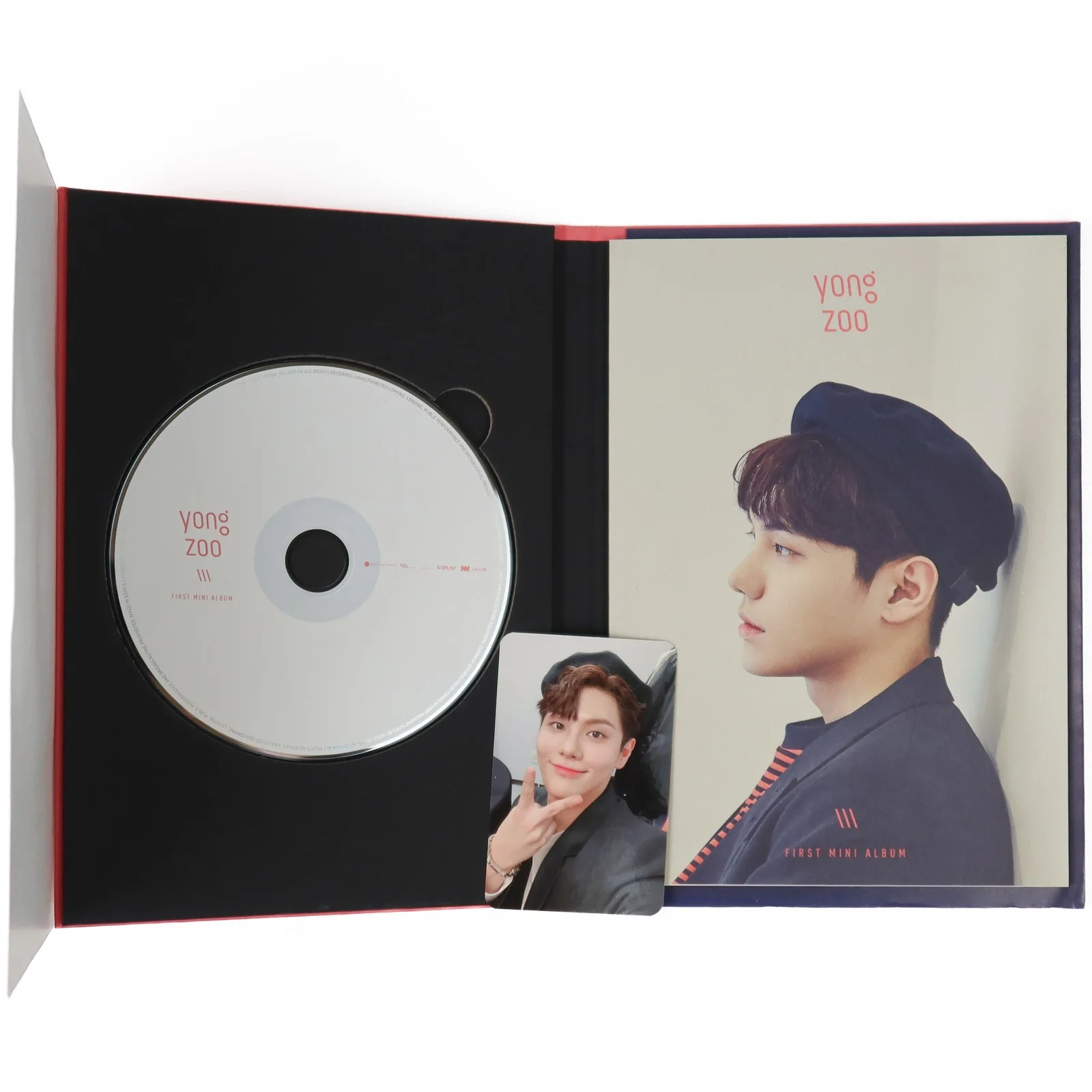 Yongzoo - This Time 1st Mini Album Signed + Message Promo CD 2019 Yong Zoo, image 4