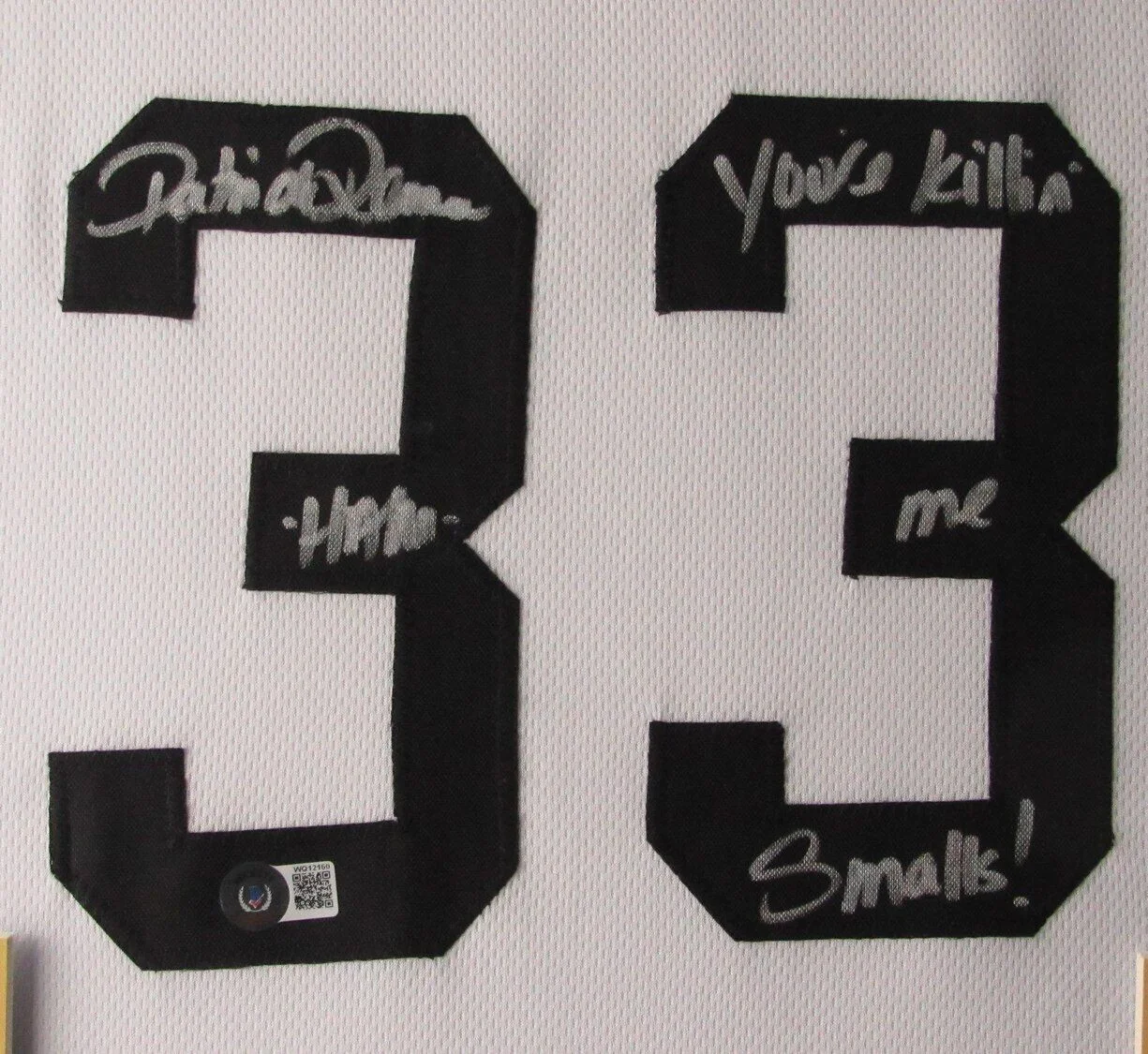 Patrick Renna "Sandlot" Signed Killin Me Smalls Jersey Framed Beckett 165232, изображение 2