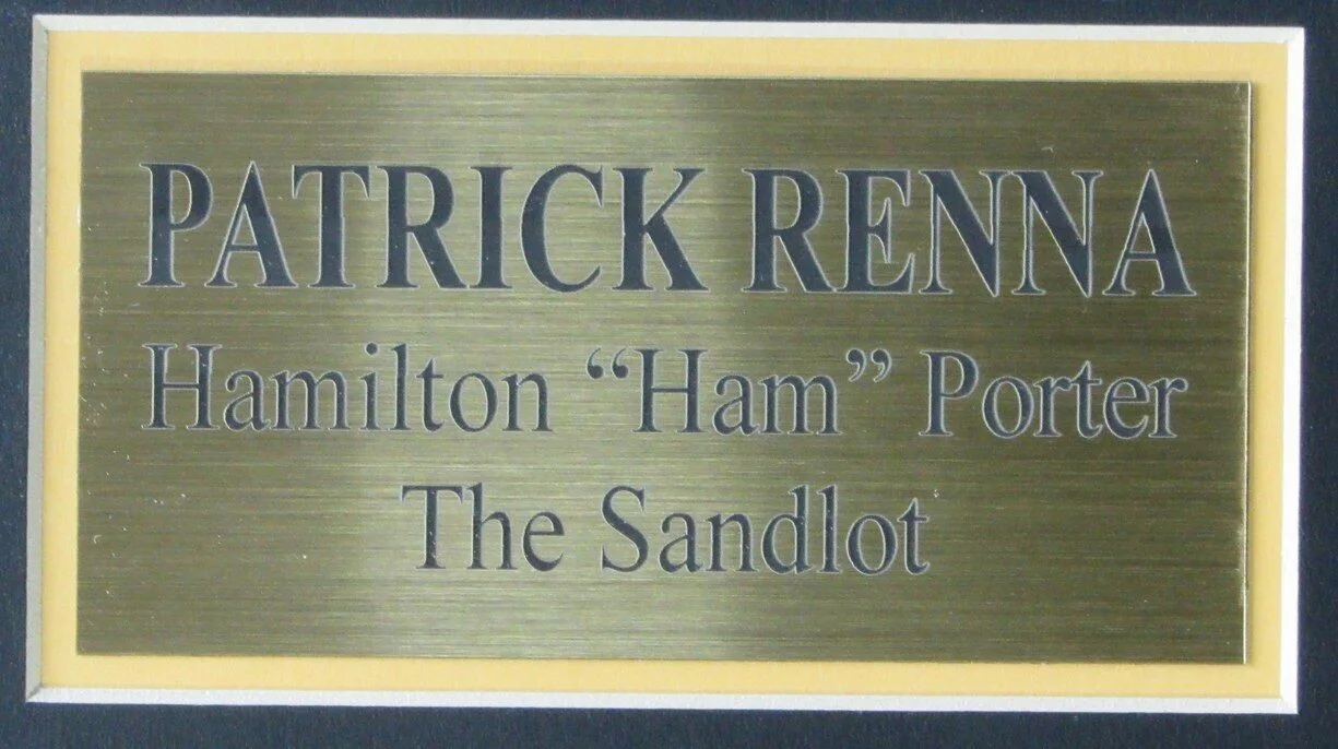 Patrick Renna "Sandlot" Signed Killin Me Smalls Jersey Framed Beckett 165232, изображение 3