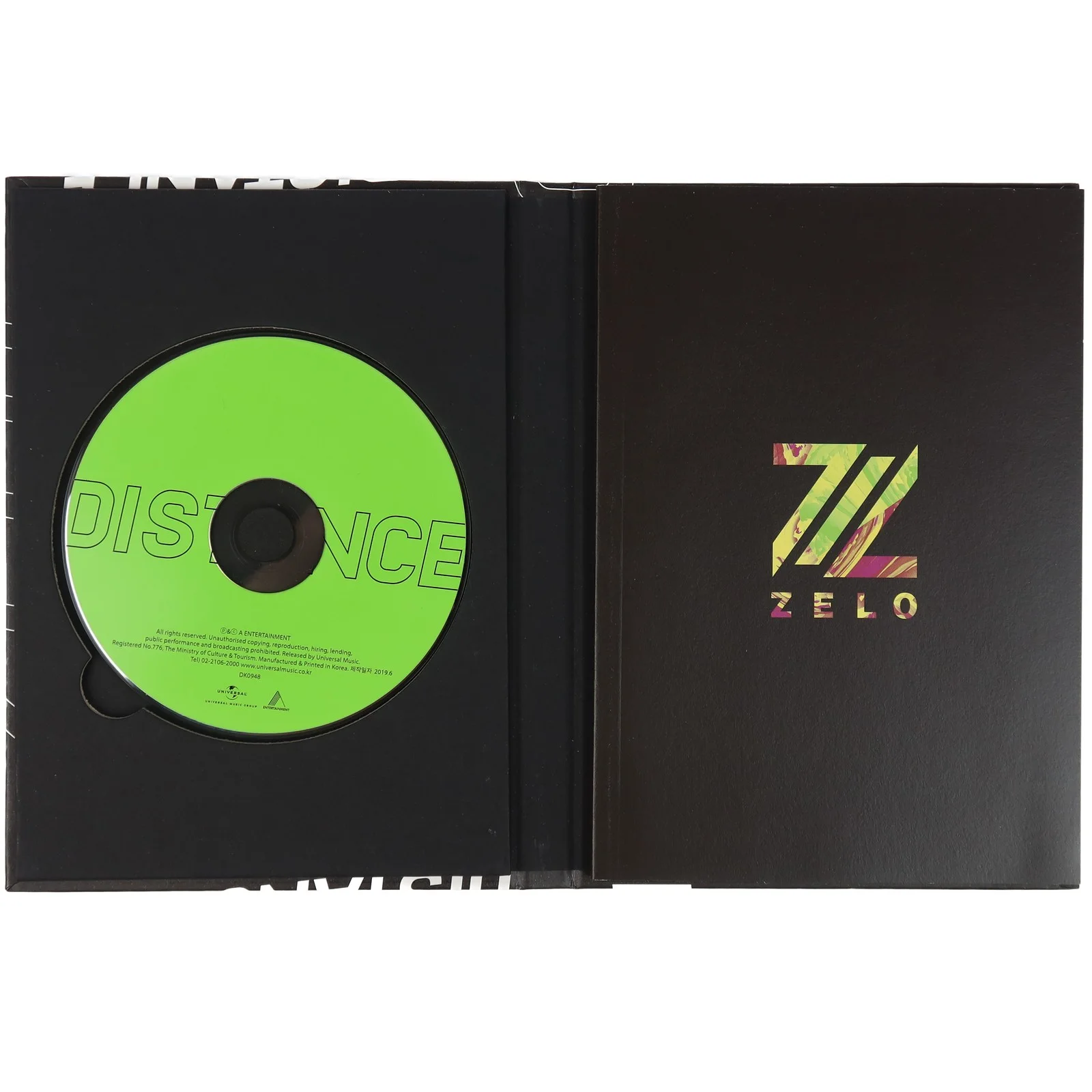 Zelo - Distance 1st Mini Album Signed Autographed Promo CD 2019 B.A.P, изображение 3