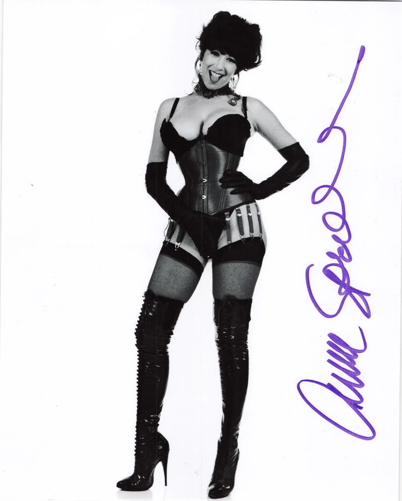 Annie Sprinkle — Annie Sprinkle signed autographed 8x10 photo Adult Porn Star Sexologist