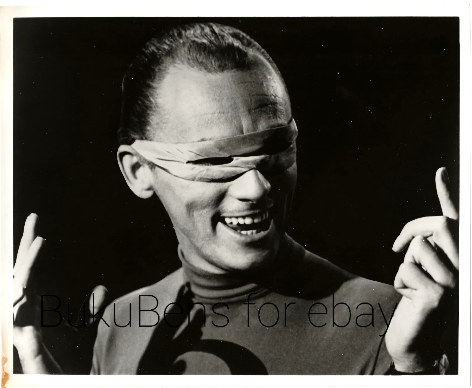 Frank Gorshin — 1979 Hand Signed Autograph Index Card & Photo Frank Gorshin as Riddler in Batman, изображение 2