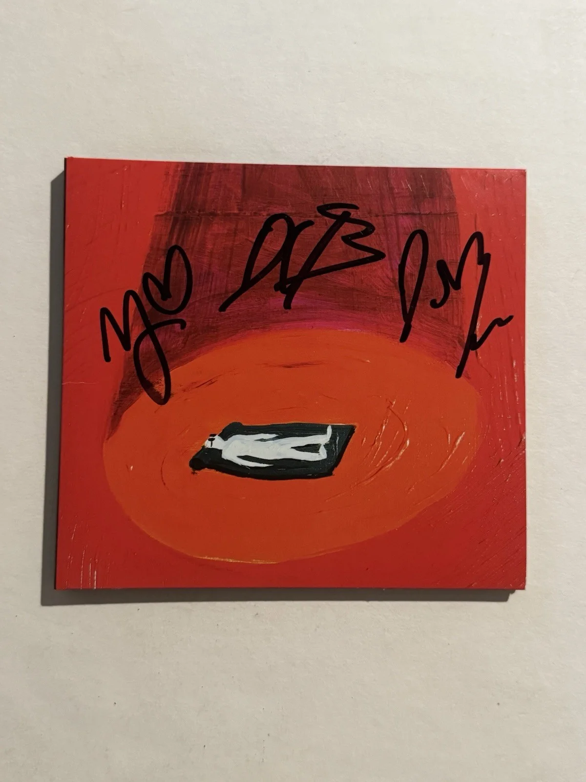 FLIPTURN BAND SIGNED SHADOWGLOW CD DILLON BASSE VERY RARE COA, image 2