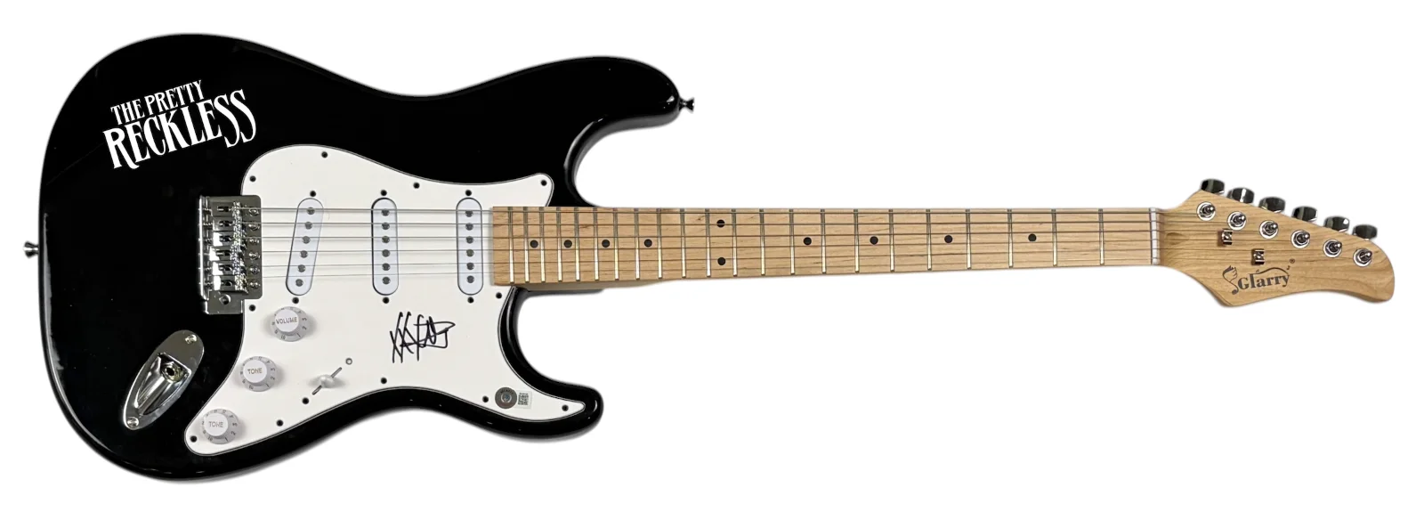 Taylor Momsen The Pretty Reckless Signed Autograph Electric Guitar Beckett COA, image 2