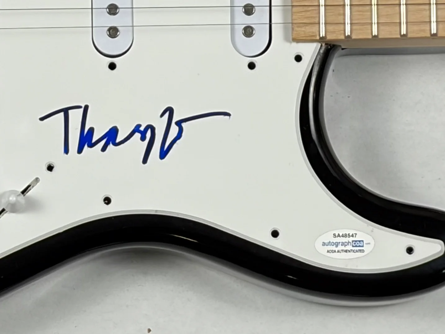 The Roots Black Thought Signed Autograph Electric Guitar Rapper Singer ACOA COA, изображение 5