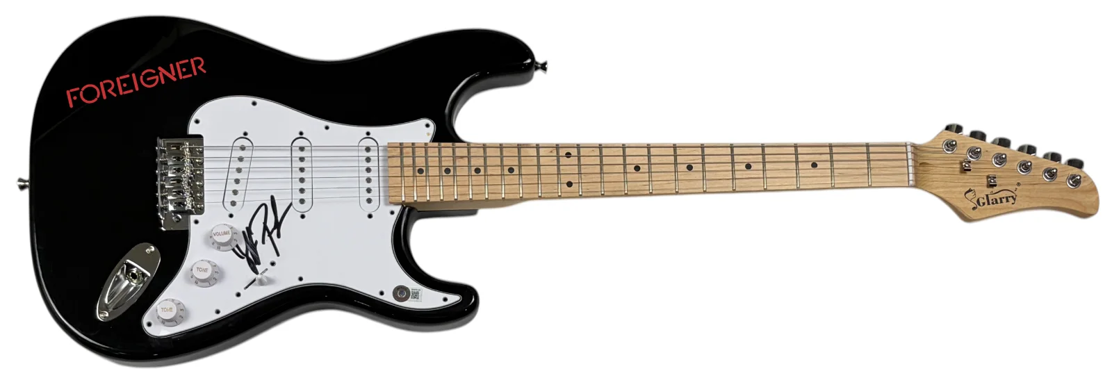 Jeff Pilson Foreigner Signed Autograph Electric Guitar Band Bassist Beckett COA, изображение 2