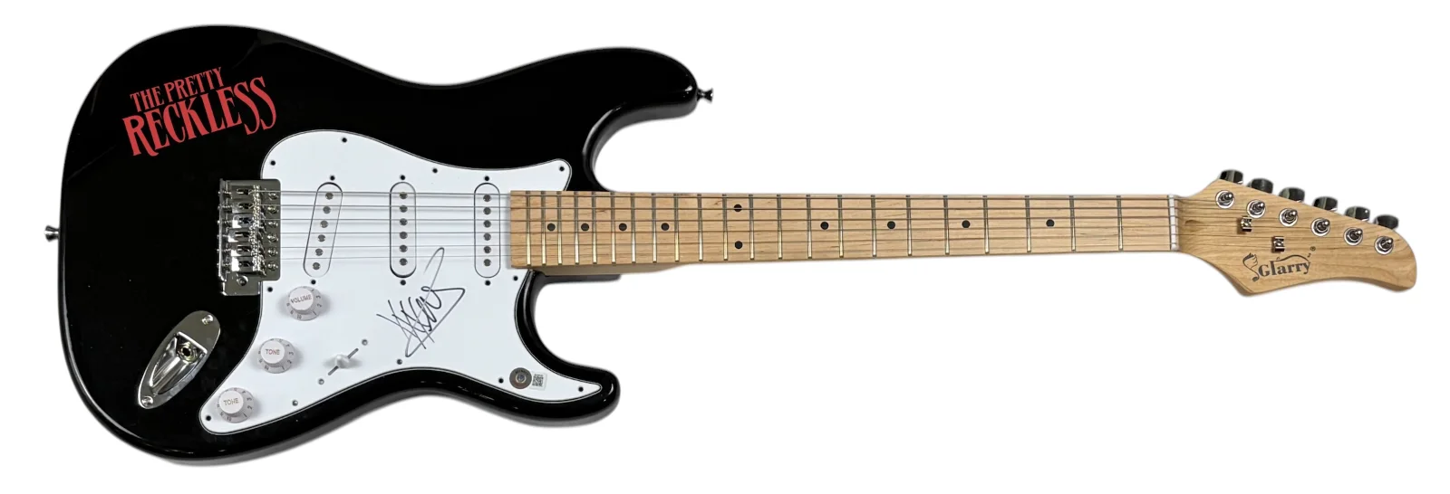 Taylor Momsen The Pretty Reckless Signed Autograph Electric Guitar Beckett COA, image 2