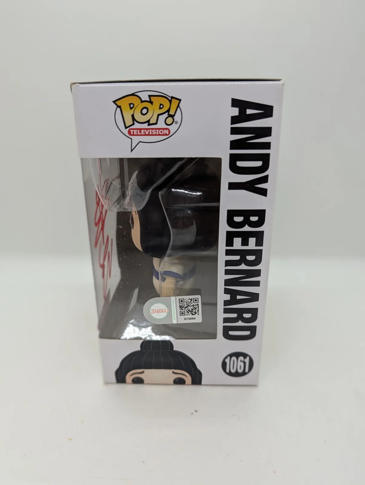 ed helms — Ed Helms Signed The Office Andy Bernard Funko Pop #1061 SWAU, изображение 2
