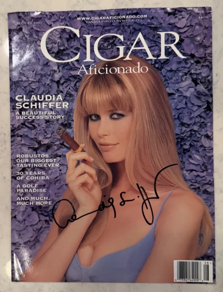 Supermodel autograph lot Kathy Ireland Stephanie Seymour Elle MacPherson Claudia, изображение 4