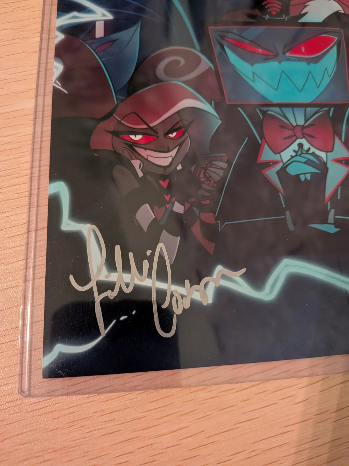 LILLI COOPER, JOEL PEREZ — The Vees Velvet & Valentino - Hazbin Hotel 8x10 Signed JSA Certified Autograph, изображение 4