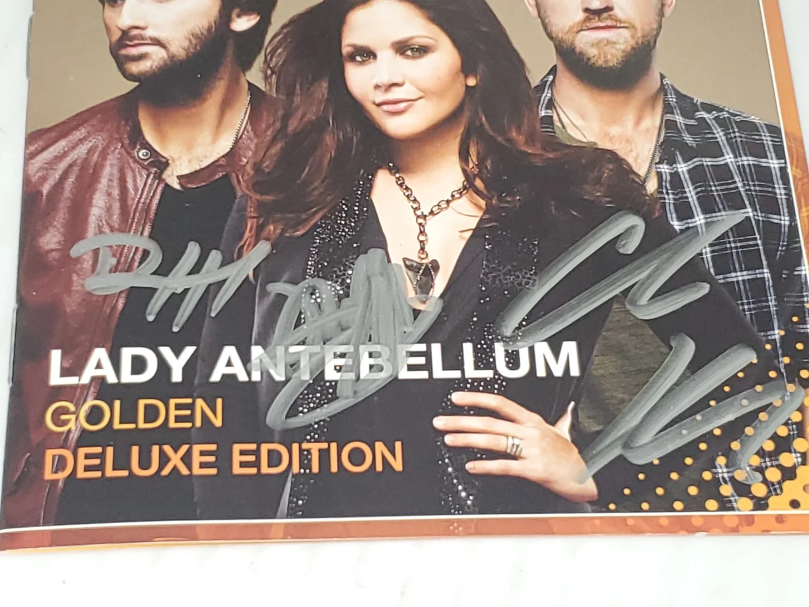 LADY ANTEBELLUM Golden Deluxe Edition CD.SIGNED RARE HTF, image 4