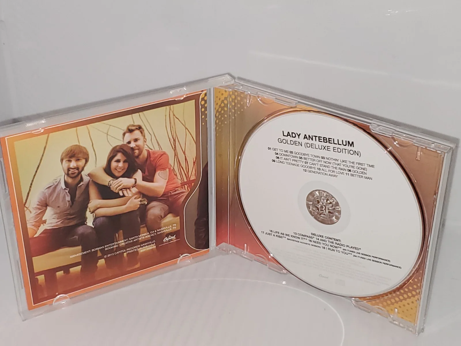 LADY ANTEBELLUM Golden Deluxe Edition CD.SIGNED RARE HTF, image 5