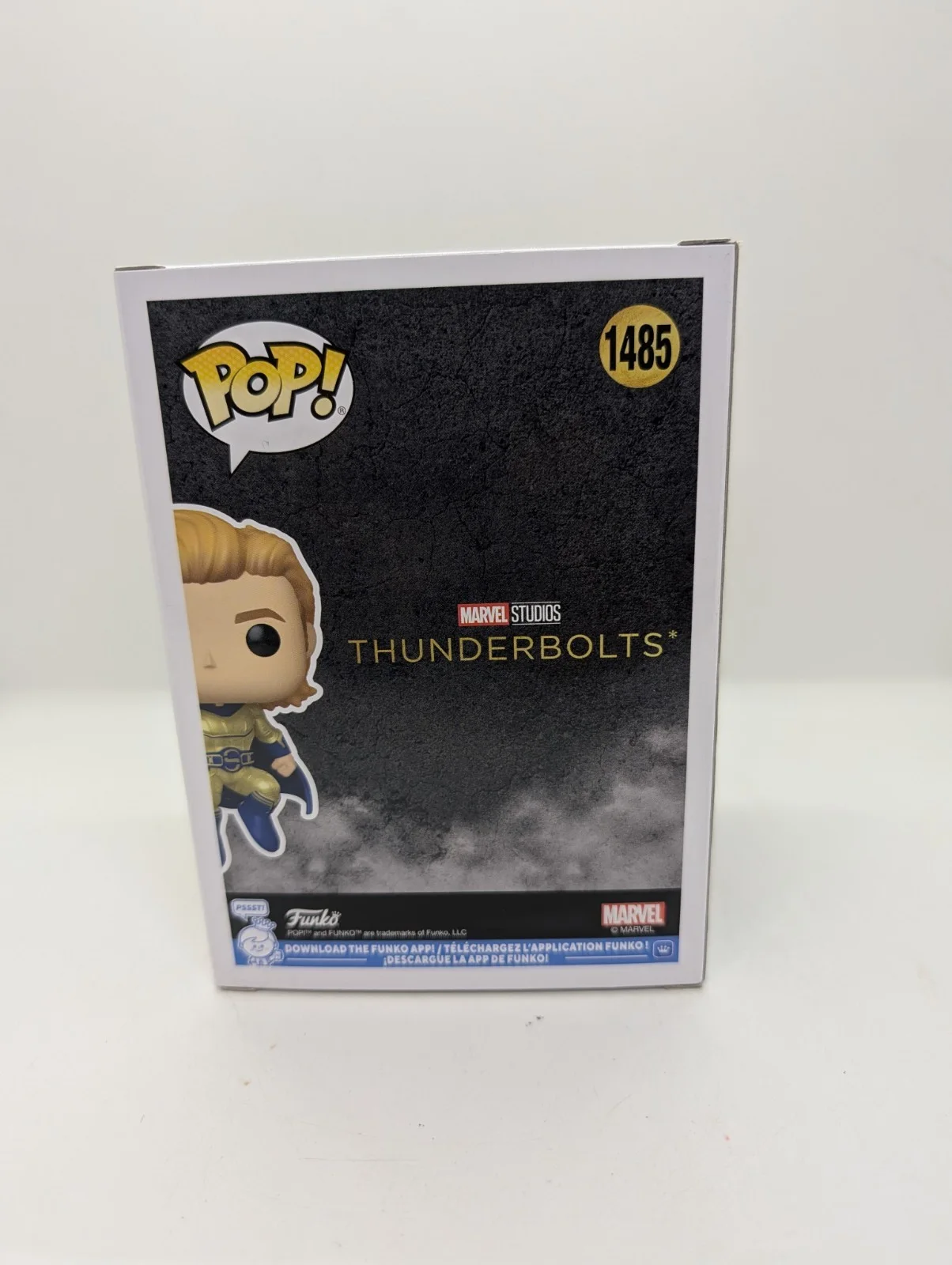 louis pullman — Lewis Pullman Signed Marvel Thunderbolts Sentry Funko Pop #1485 SWAU #3, image 3