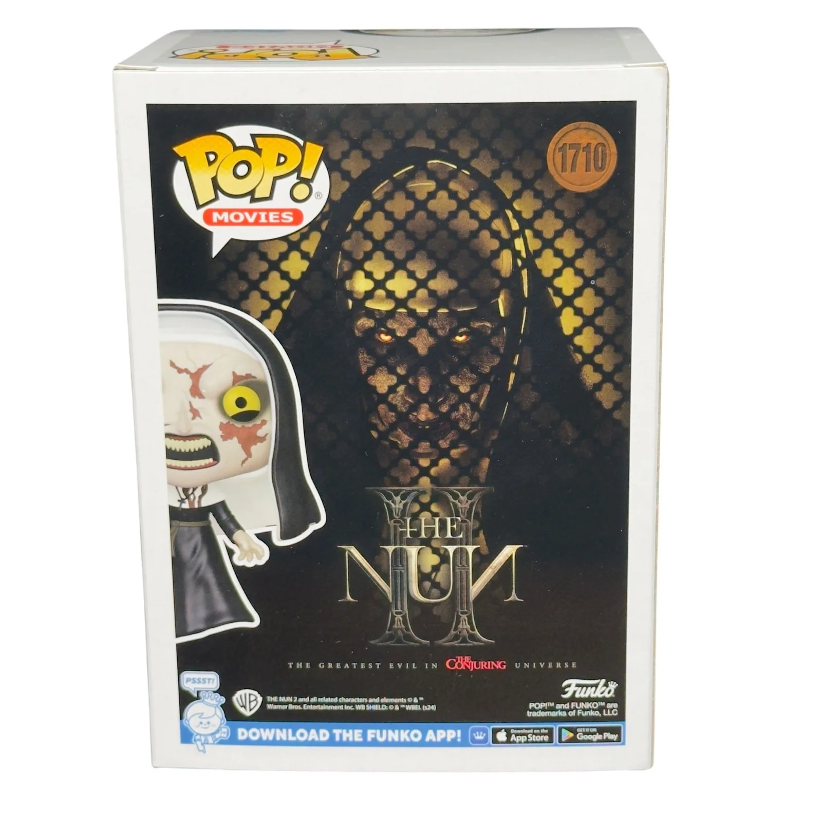 Bonnie Aarons — Bonnie Aarons Signed Valak The Nun Funko Pop 1710 - Beckett Authentic Autograph, изображение 3