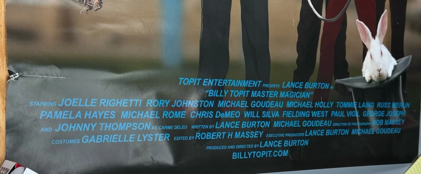 Lance Burton Signed Movie Poster LG367, изображение 3