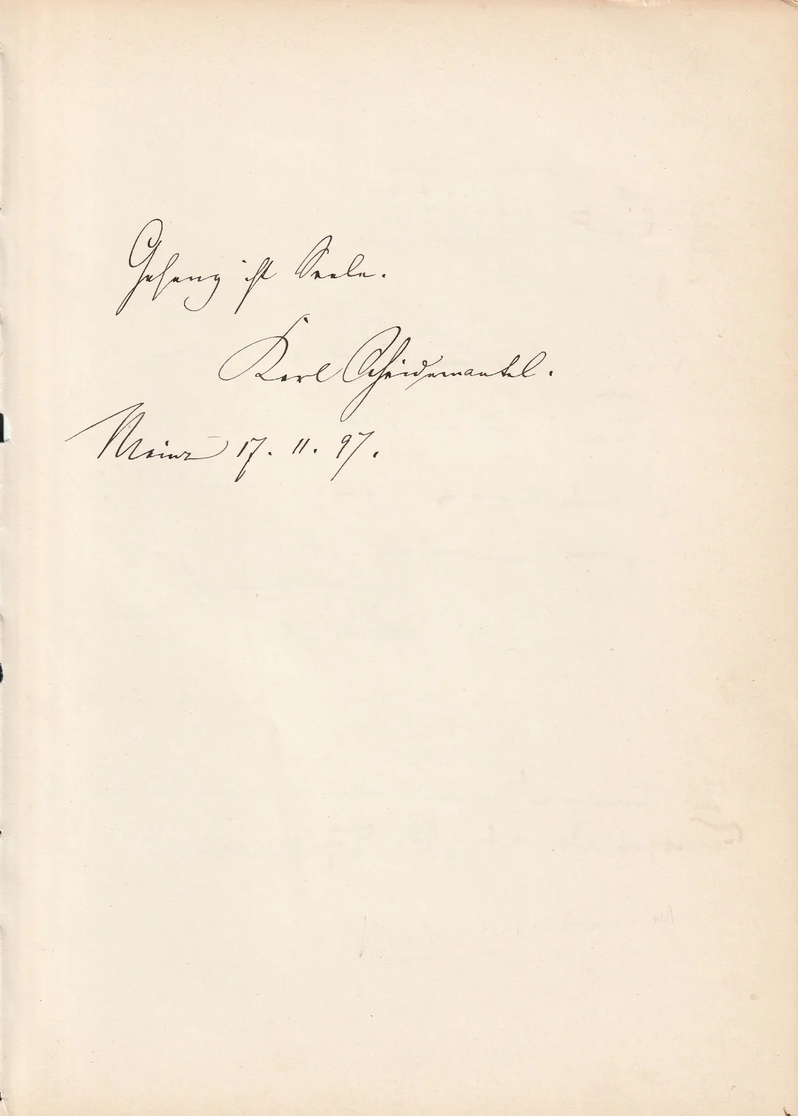 WILLY BURMESTER Violinist autographed music quote & photo, signed by 2 others, изображение 3