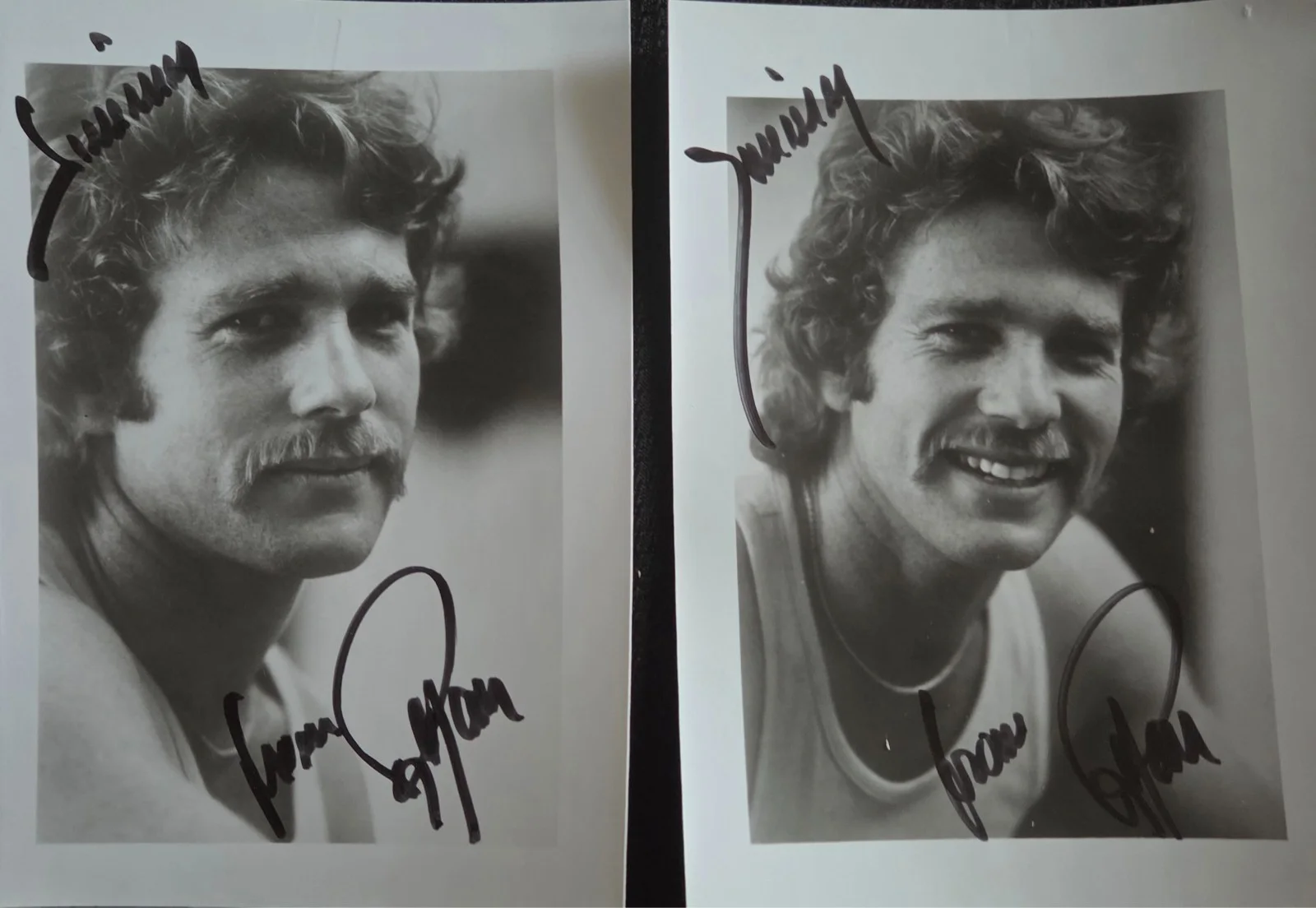 Ryan O'Neal — Ryan O'Neal Signed Autographed B&W Photo Package (4) Pictures Inscribed, image 4