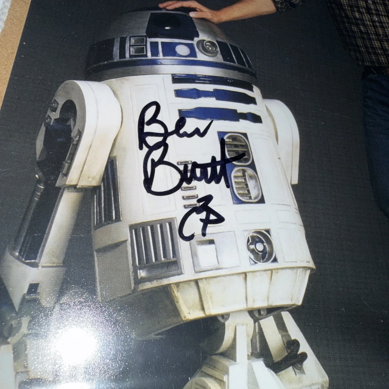 Ben Burtt Star Wars Autograph Signed Photo 8 x 10 photo R2-D2, image 2