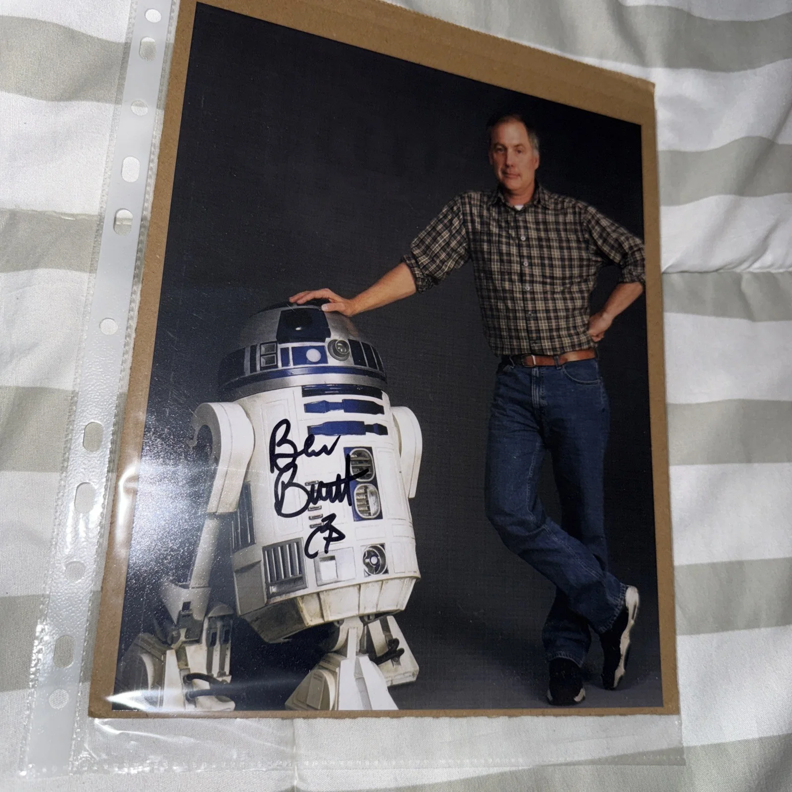 Ben Burtt Star Wars Autograph Signed Photo 8 x 10 photo R2-D2, image 4