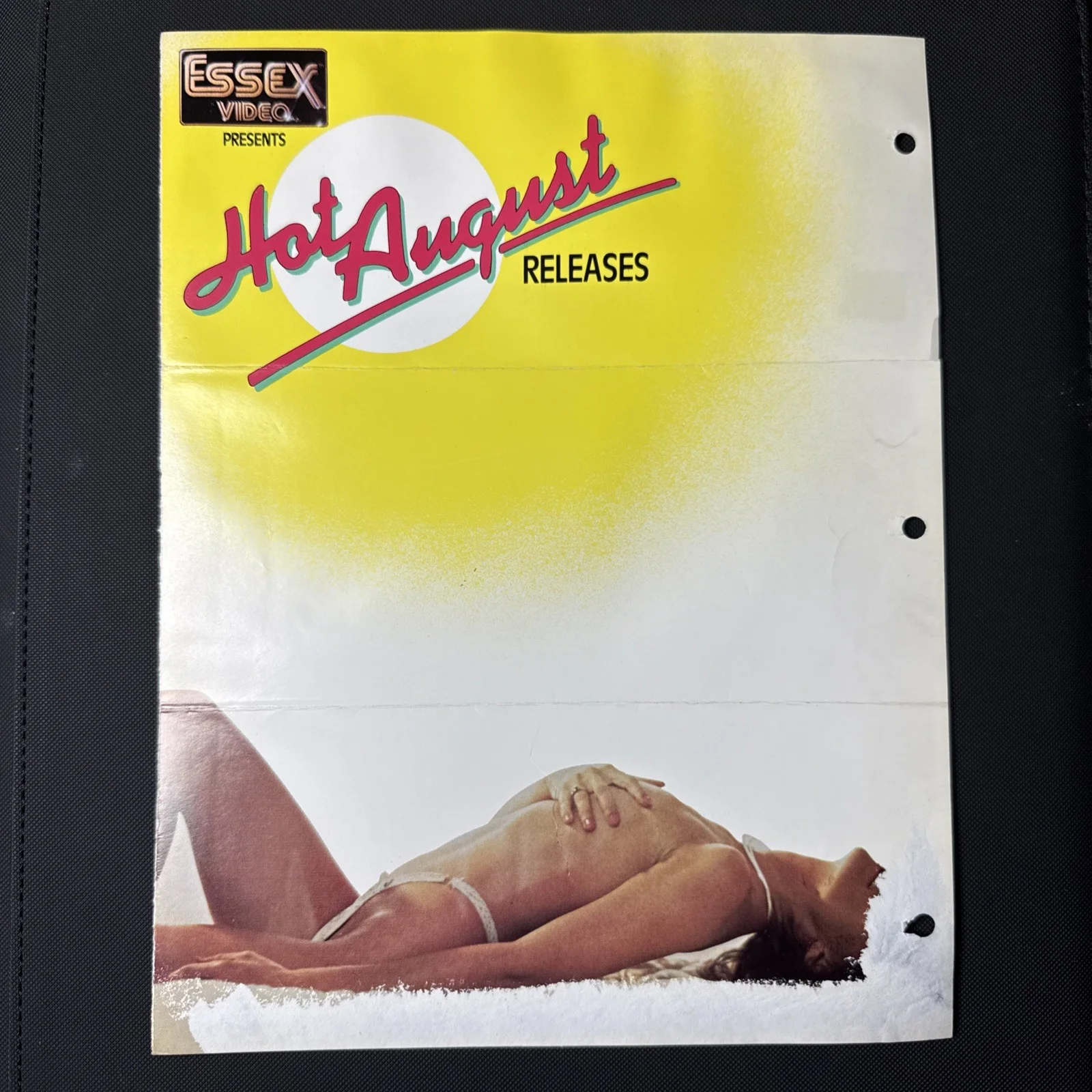 Playtime Video Ohh Lala! 8.5" X 11" VHS AD SLICK Original Adult PROMO, изображение 2