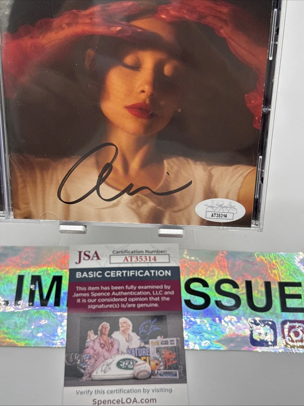 Ariana Grande Hand Signed Autographed Eternal Sunshine PSA COA Authenticated D, image 3