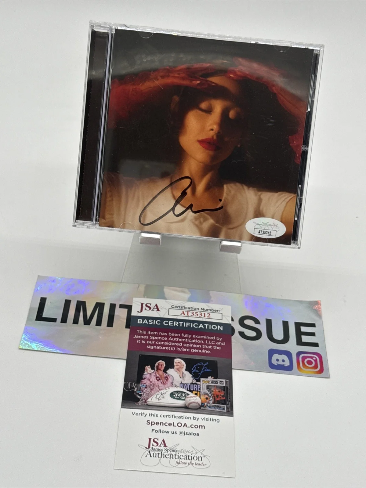 Ariana Grande Hand Signed Autographed Eternal Sunshine PSA COA Authenticated A, image 4
