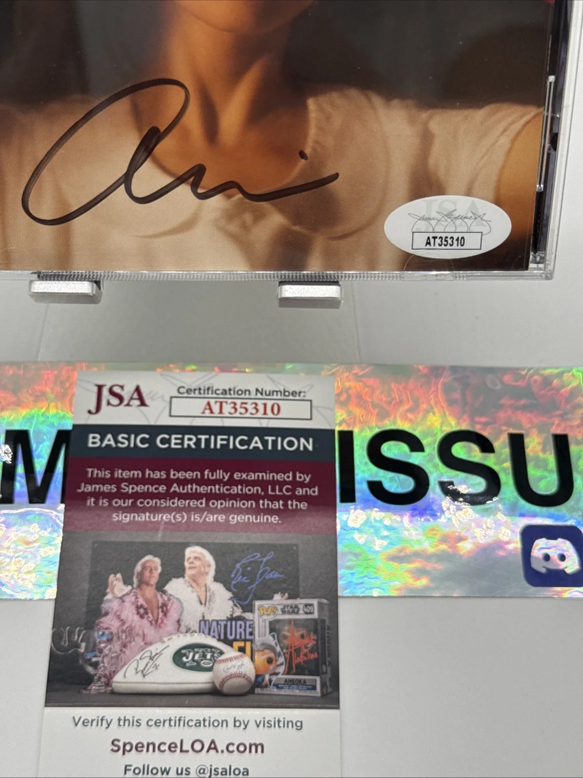 Ariana Grande Hand Signed Autographed Eternal Sunshine PSA COA Authenticated E, image 2