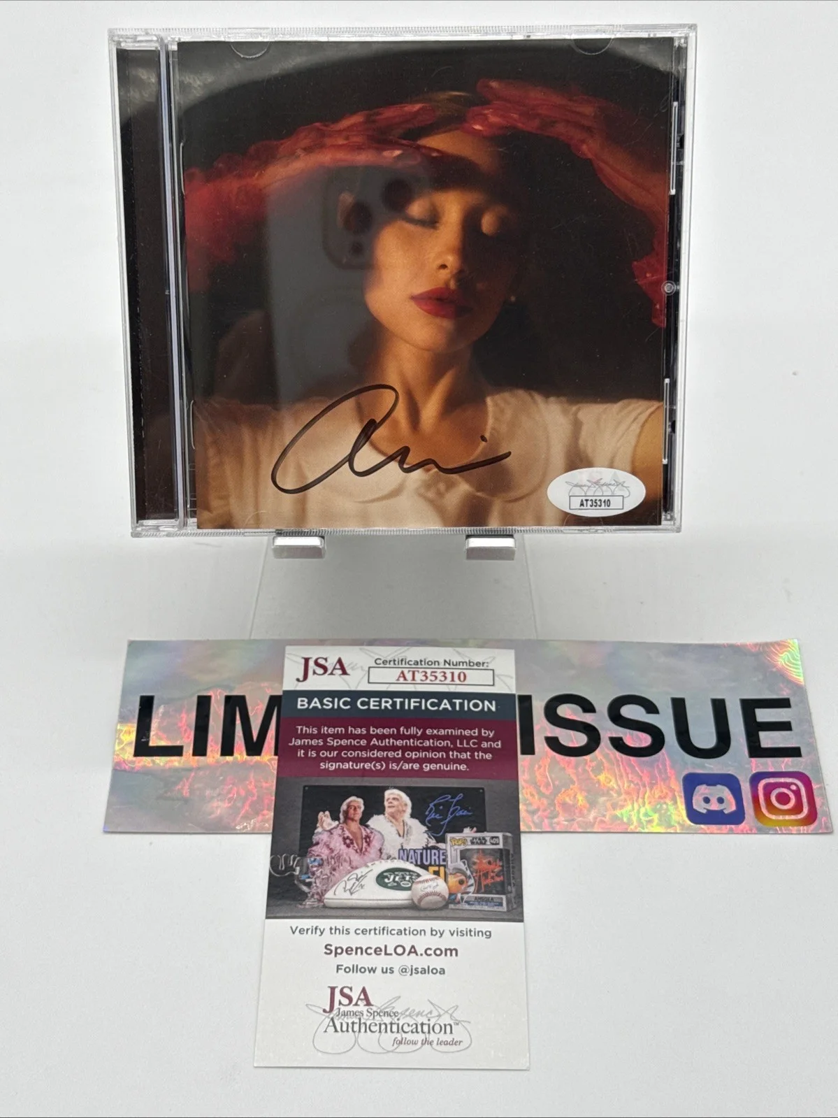 Ariana Grande Hand Signed Autographed Eternal Sunshine PSA COA Authenticated E, image 4