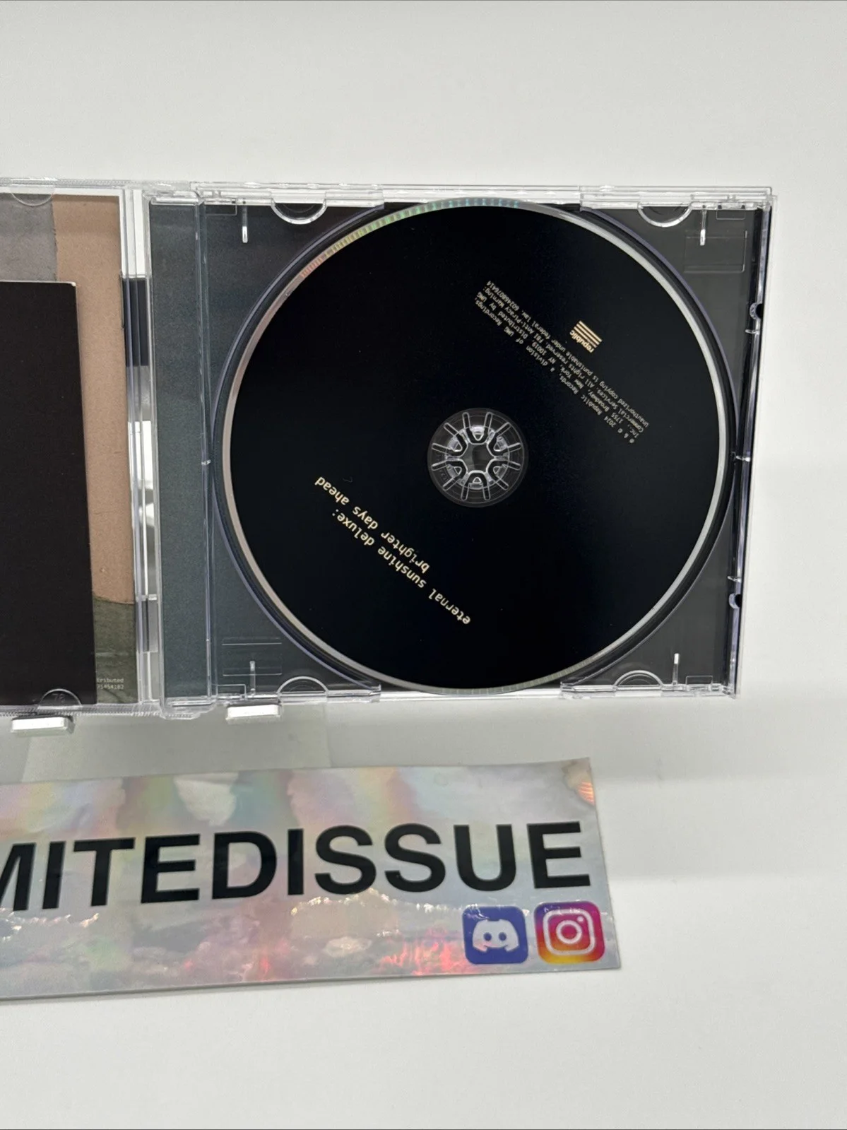Ariana Grande Eternal Sunshine DELUXE: Brighter Days Ahead SIGNED CD *IN HAND* C, изображение 3