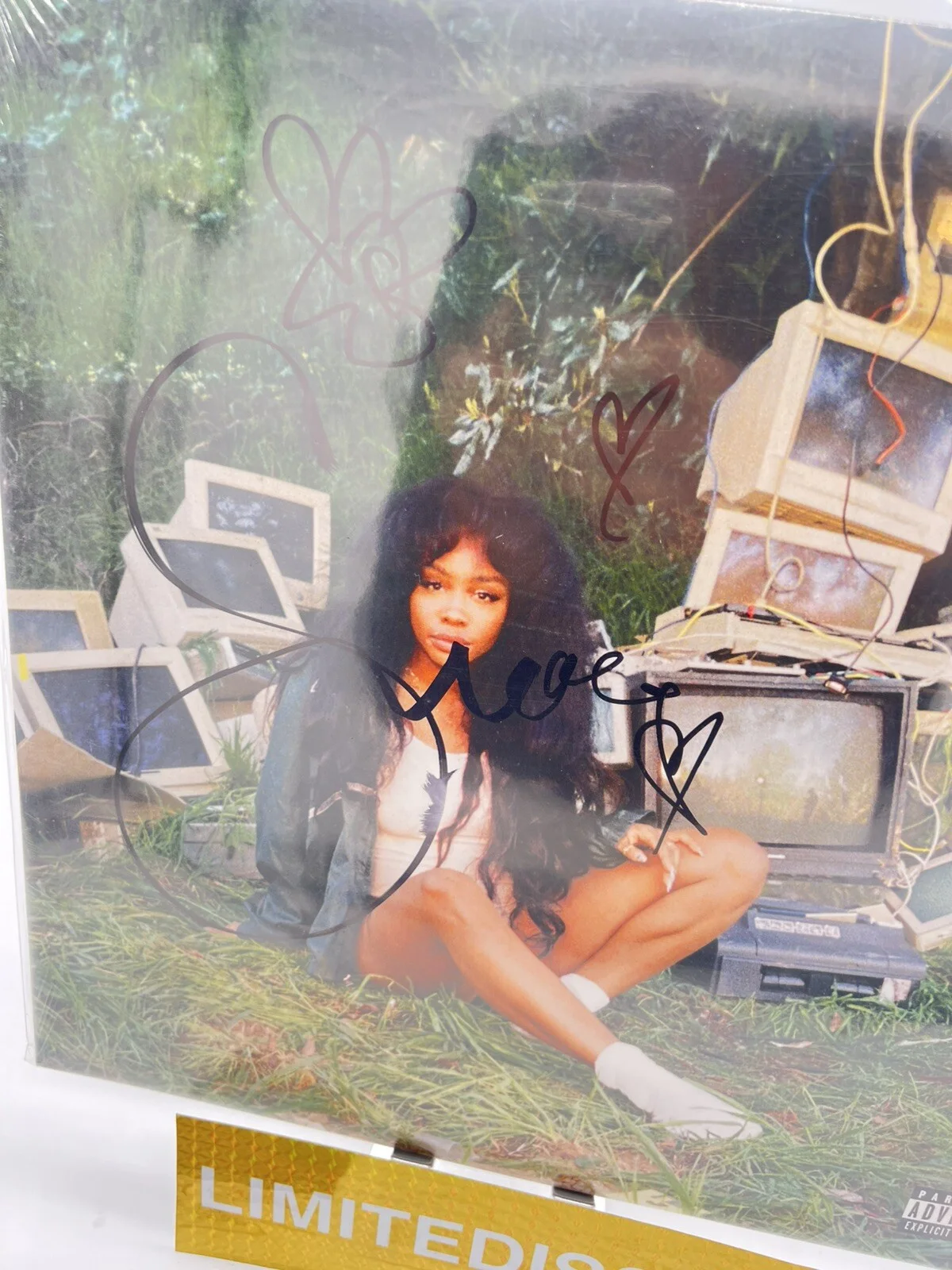 SZA Solána Rowe Signed Autographed CTRL Vinyl LP AUTHENTICATED W/ COA & Receipt, image 3