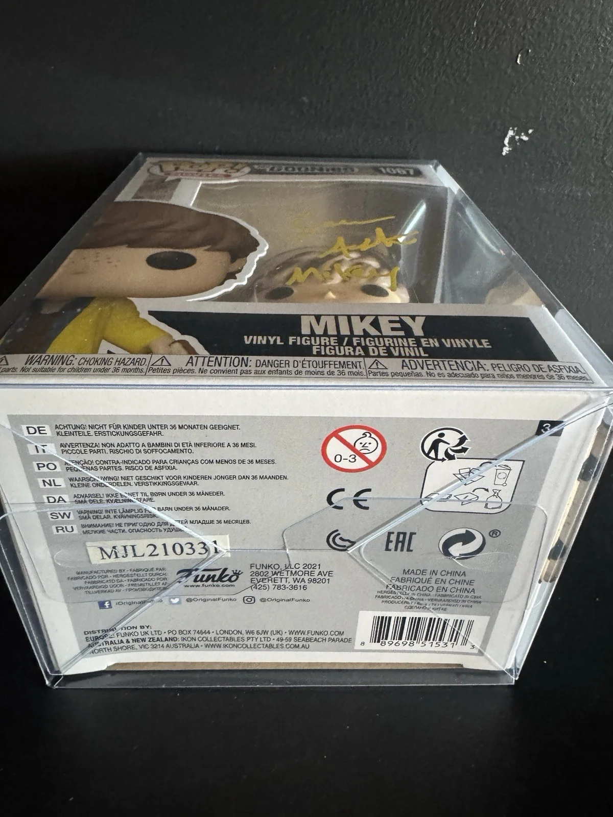 New Goonies Funko POP Mikey Signed By Sean Astin, image 5