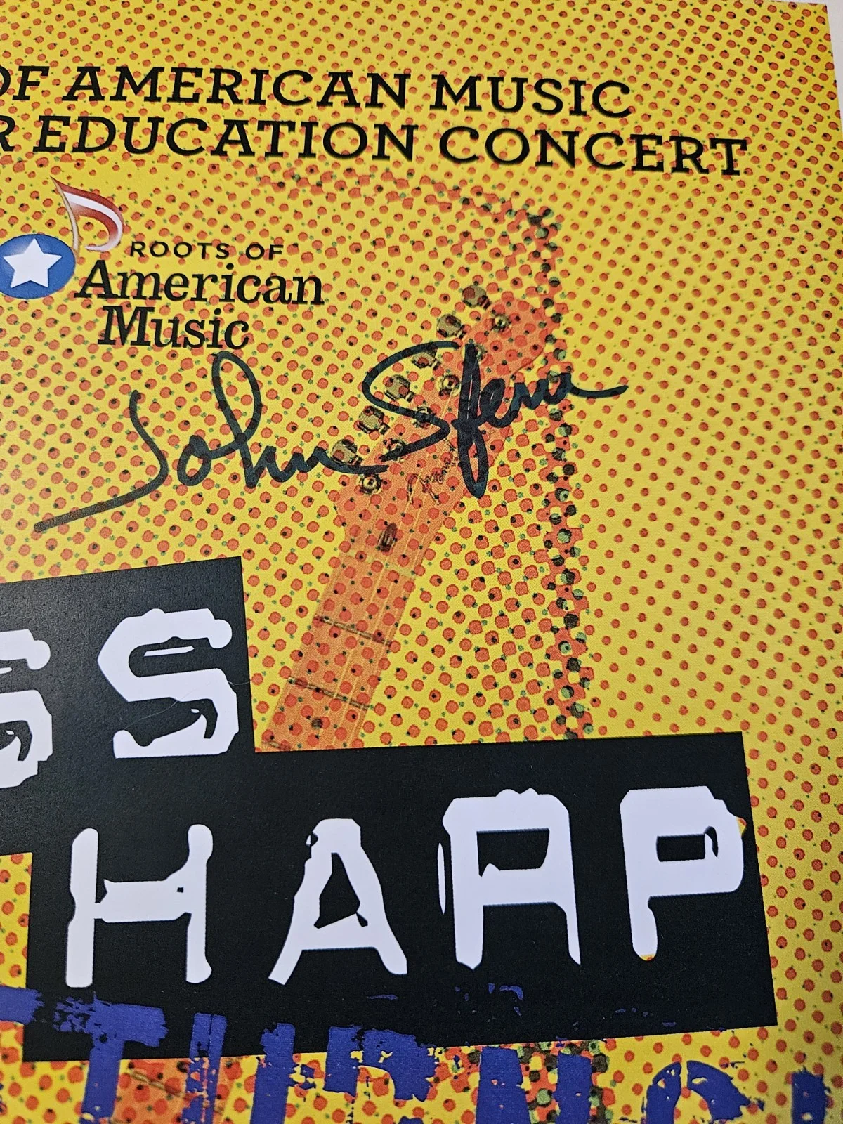Glass Harp Concert Tour Poster Signed By All 3 Members., image 4
