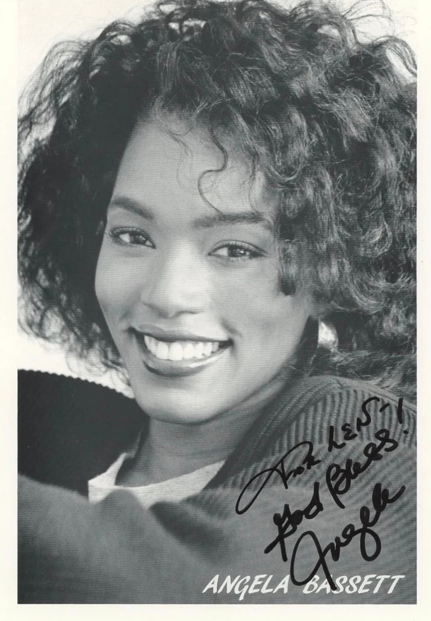 ANGELA BASSETT — Angela Bassett SIGNED•Original Autographed•Todd Mueller Autographs COA LOA