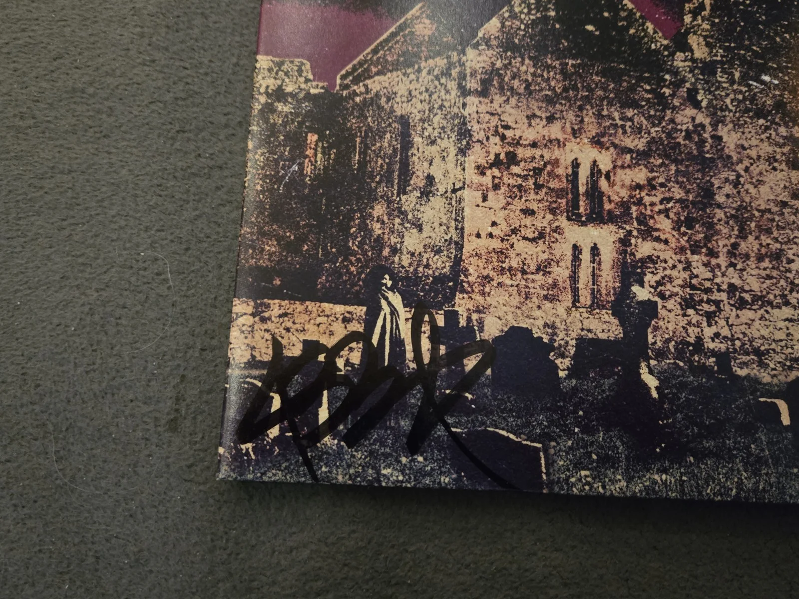 Black Label Society Band Signed Zakk Sabbath Vertigo Purple Vinyl Obtained At..., изображение 5