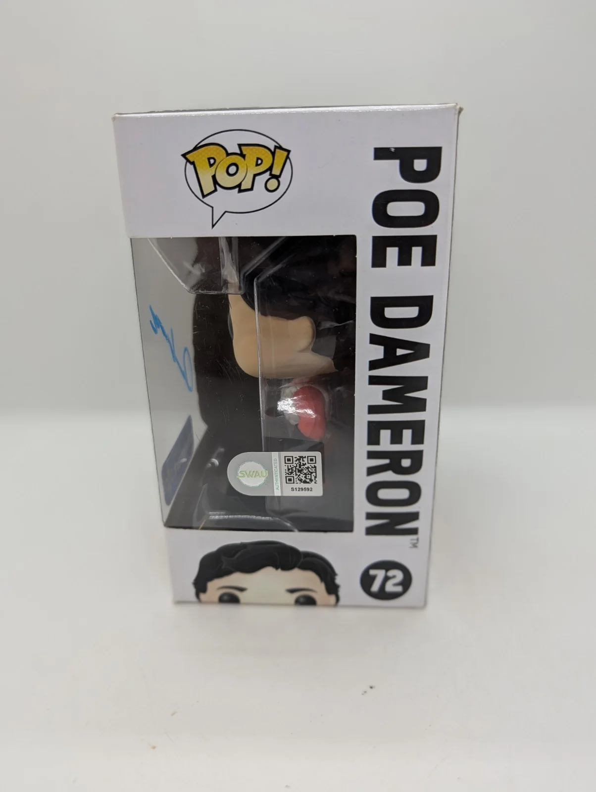 oscar isaac — Oscar Isaac Signed Star Wars The Force Awakens Poe Dameron FUNKO POP #72 SWAU, изображение 2