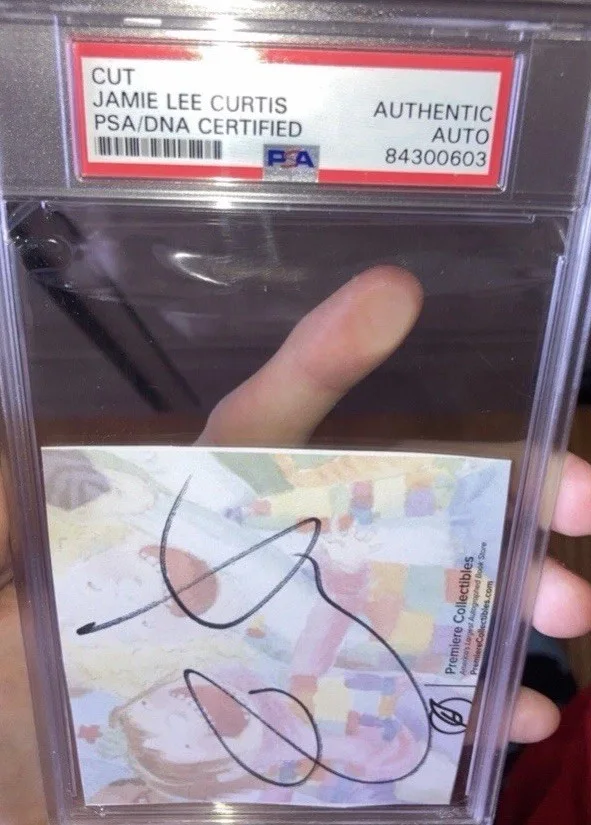 John Carpenters Halloween Jamie Lee Curtis Cut Authentic Autograph Psa/DNA Rare, изображение 3
