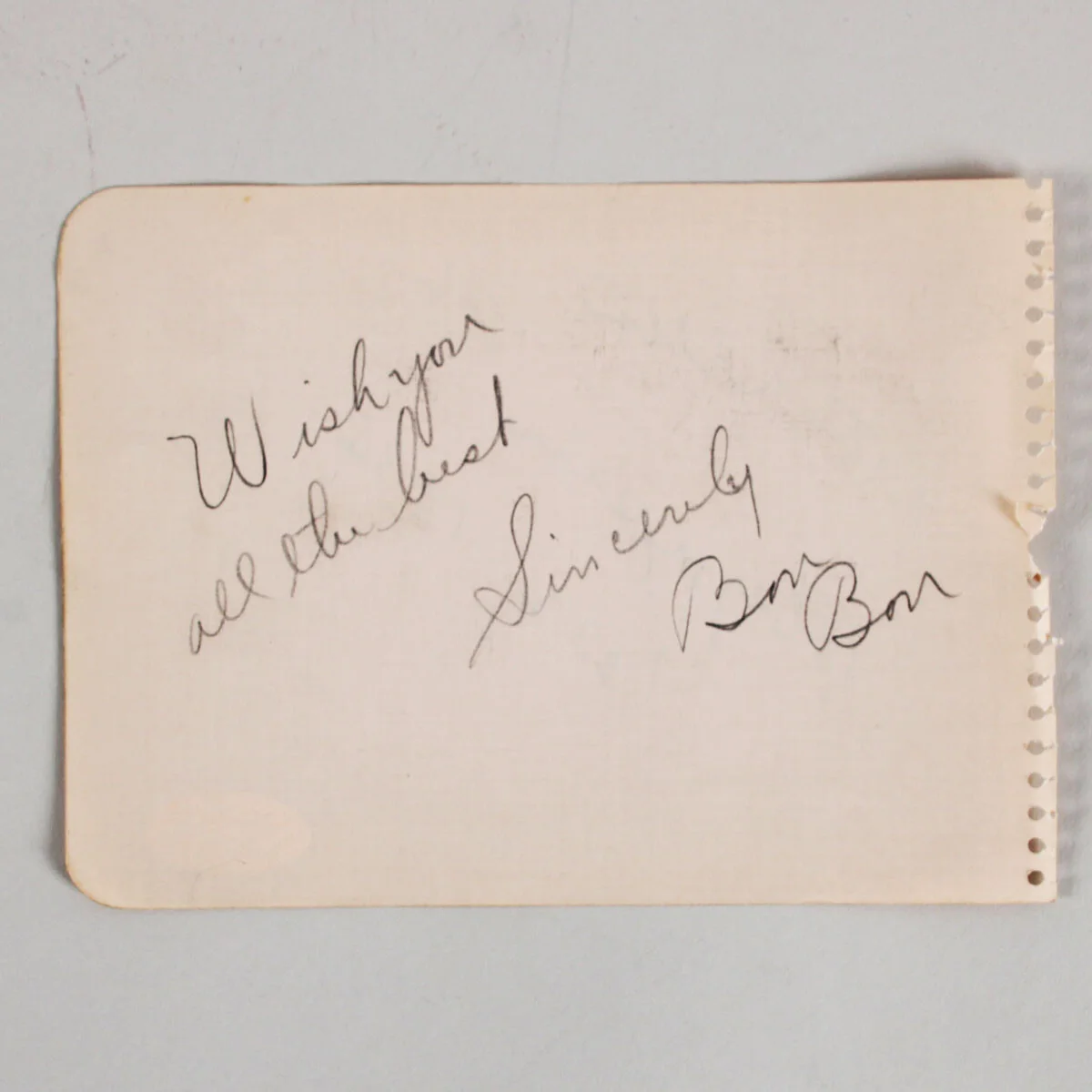 Catherine Kit Klein Signed Cut 1932 Olympic Gold Medalist - COA JSA, image 3