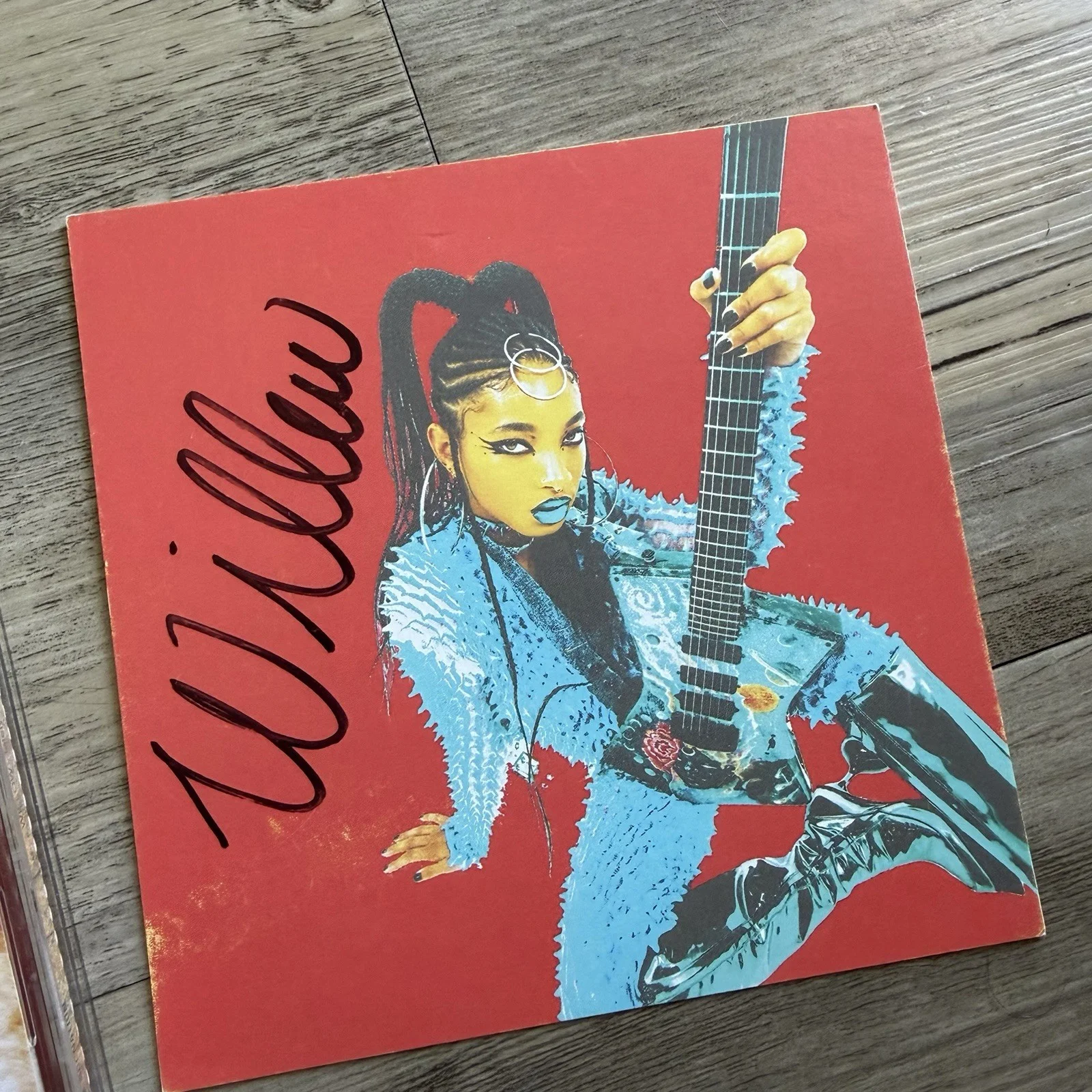 Willow Smith Lately I Feel Everything Signed uk Exclusive Art Card Cd Poster, image 2