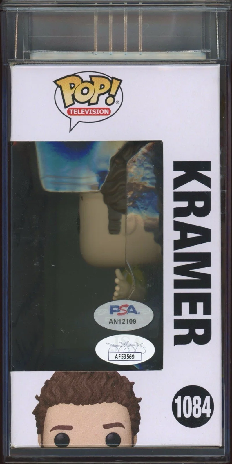 Michael Richards Autographed Kramer Seinfeld Funko Pop #1084 Signed PSA & JSA, image 3