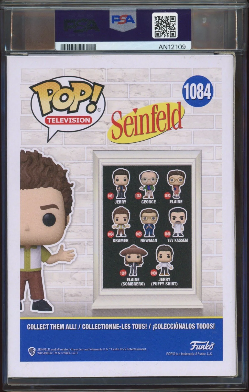 Michael Richards Autographed Kramer Seinfeld Funko Pop #1084 Signed PSA & JSA, image 4