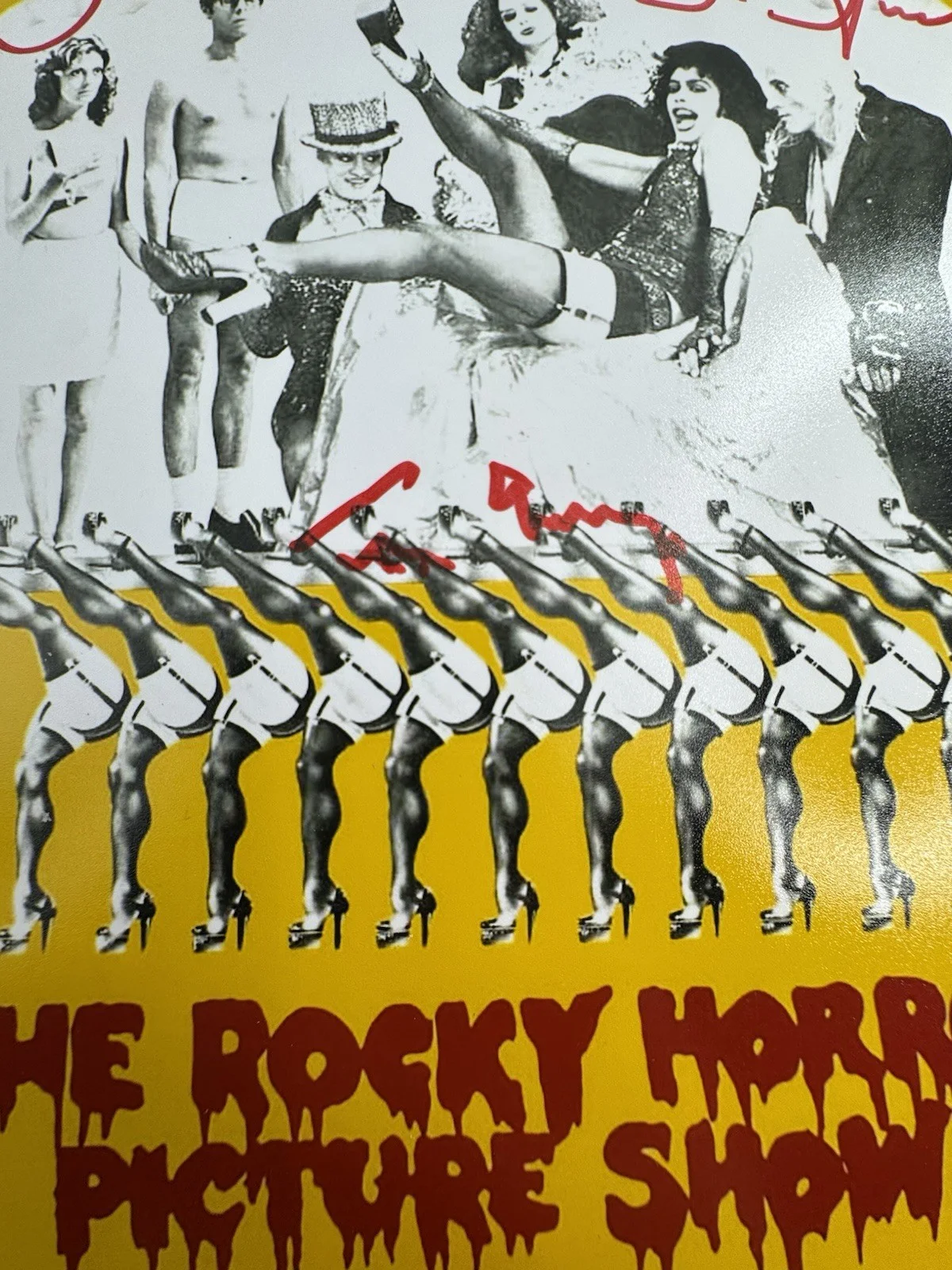 Rocky Horror Signed Photo Signed Tim Curry Susan Sarandon Barry Bostwick OC COA, изображение 2