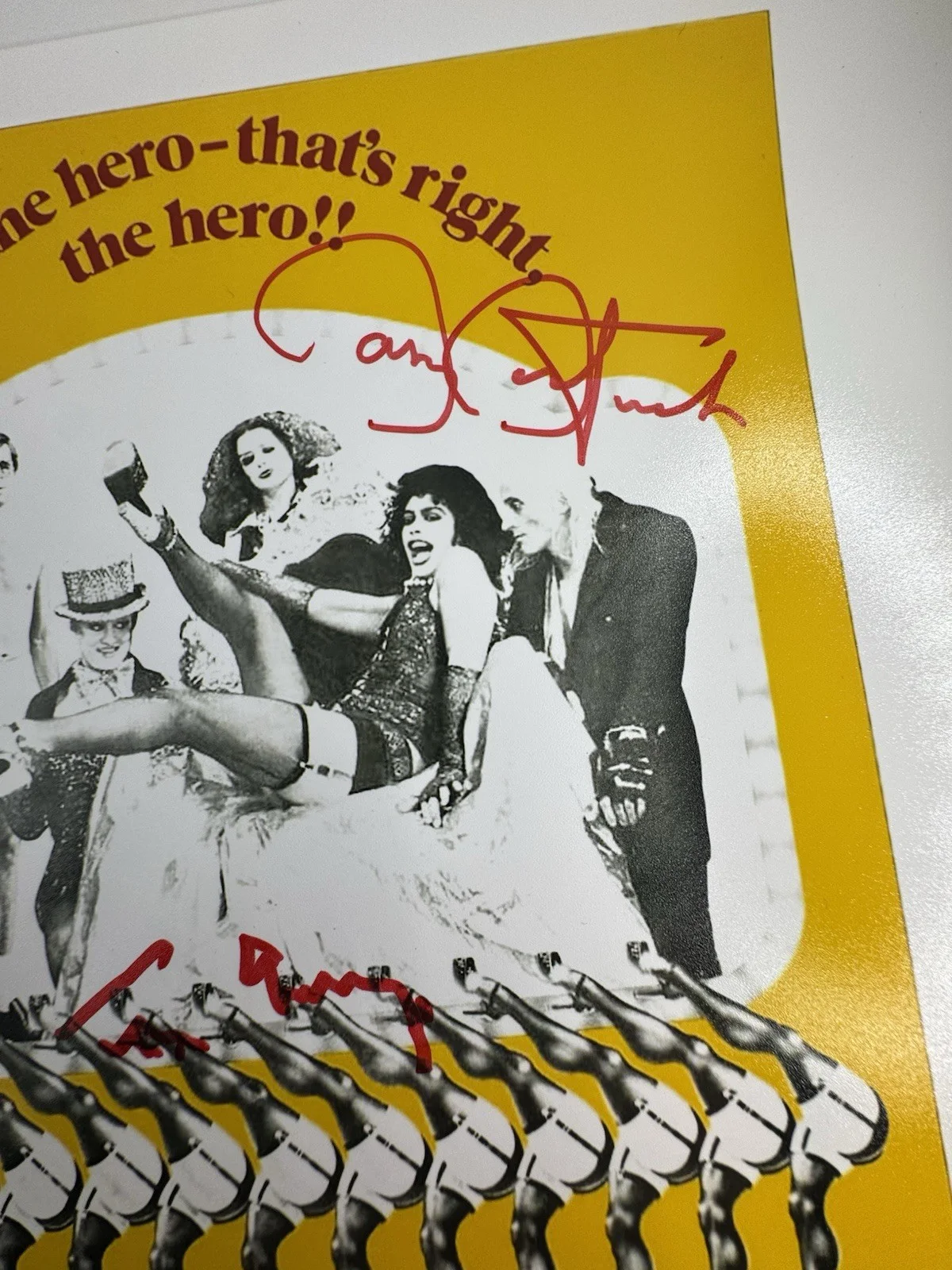Rocky Horror Signed Photo Signed Tim Curry Susan Sarandon Barry Bostwick OC COA, изображение 4