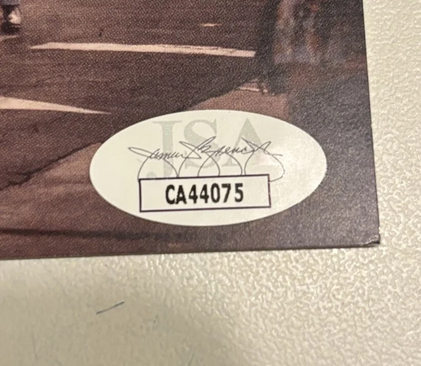 ORVILLE PECK STAMPEDE AUTOGRAPHED SIGNED ART CARD NEW CD JACKET JSA COA CA44075, image 4